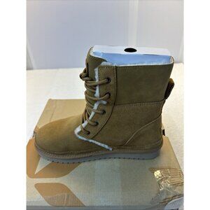 Koolaburra by UGG  Advay Tall Boots Tan Lace Up Women SZ 8 New